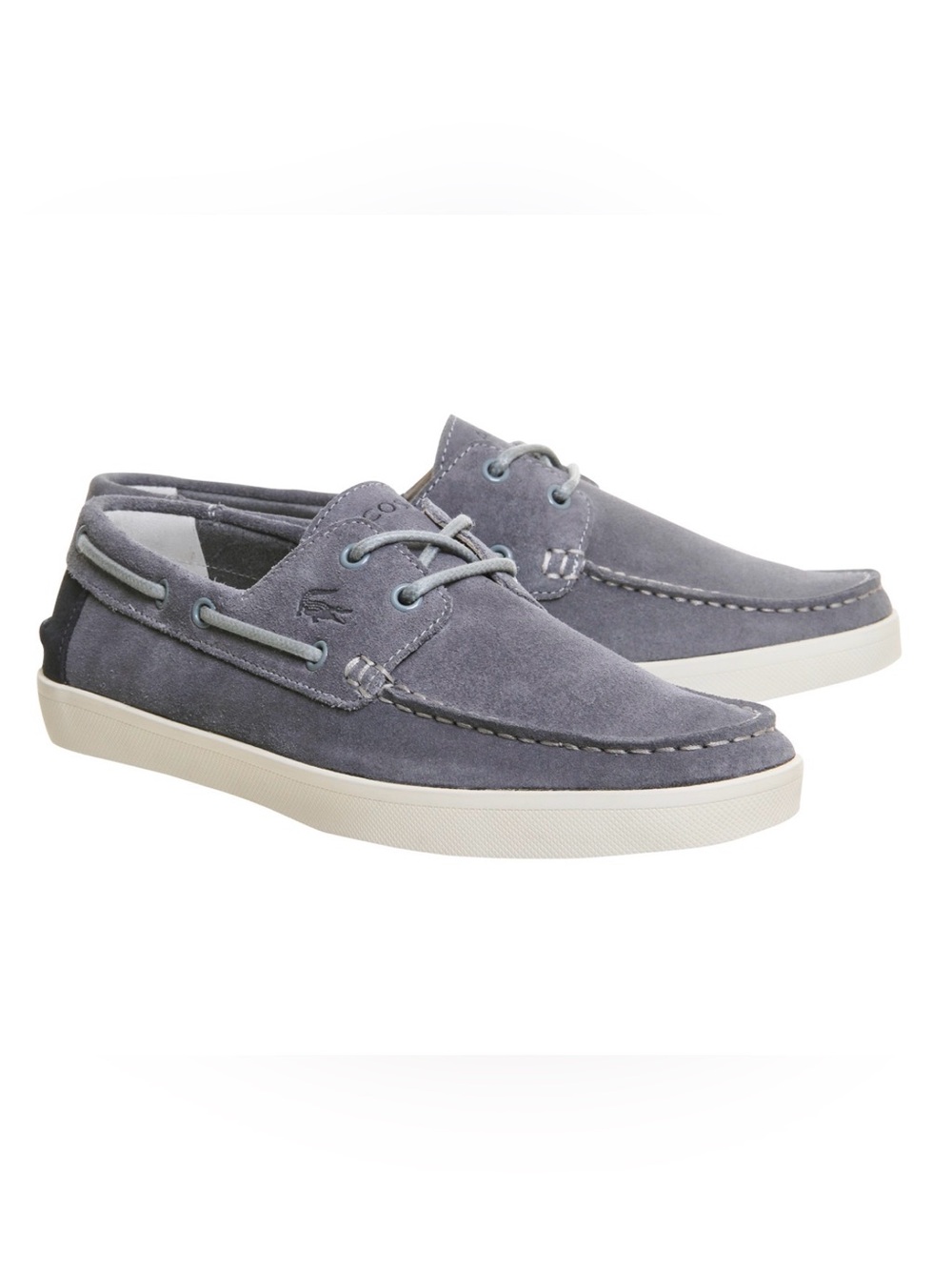Lacoste keellson Men's Suede Boat Shoes in grey
